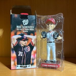 NIB Washington Nationals Max Scherzer 2018 Collector’s Edition Bobblehead